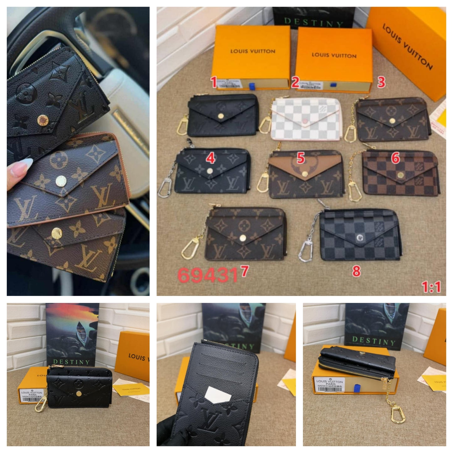 Boujee Keyachain/Wallet/Cardholder