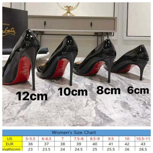 C-Lou-B Black Heels