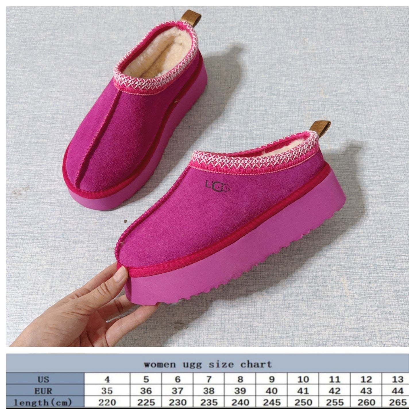 U Pink Platform Slip-On Boot
