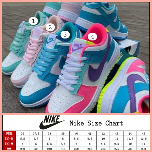 NKE Sneakers 1-4 Bright Colors