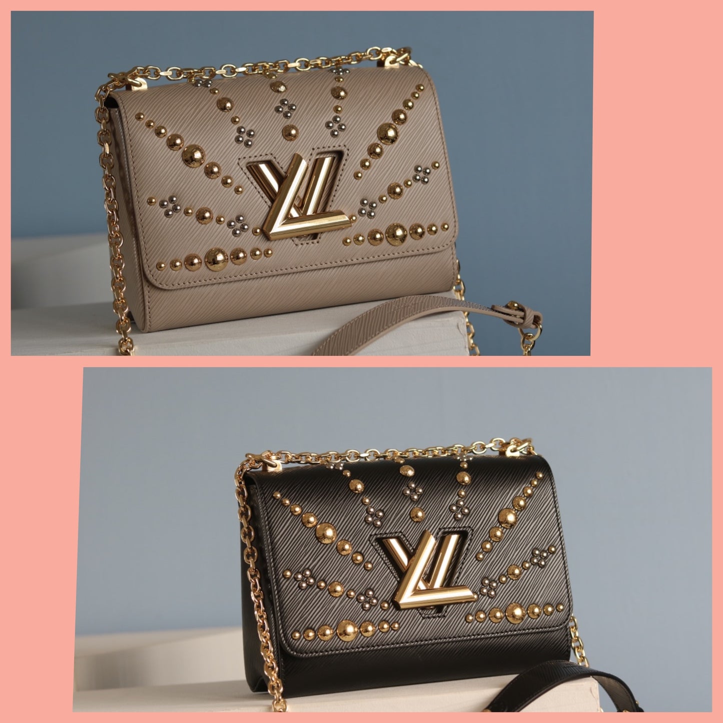 L Embellished Logo Bags