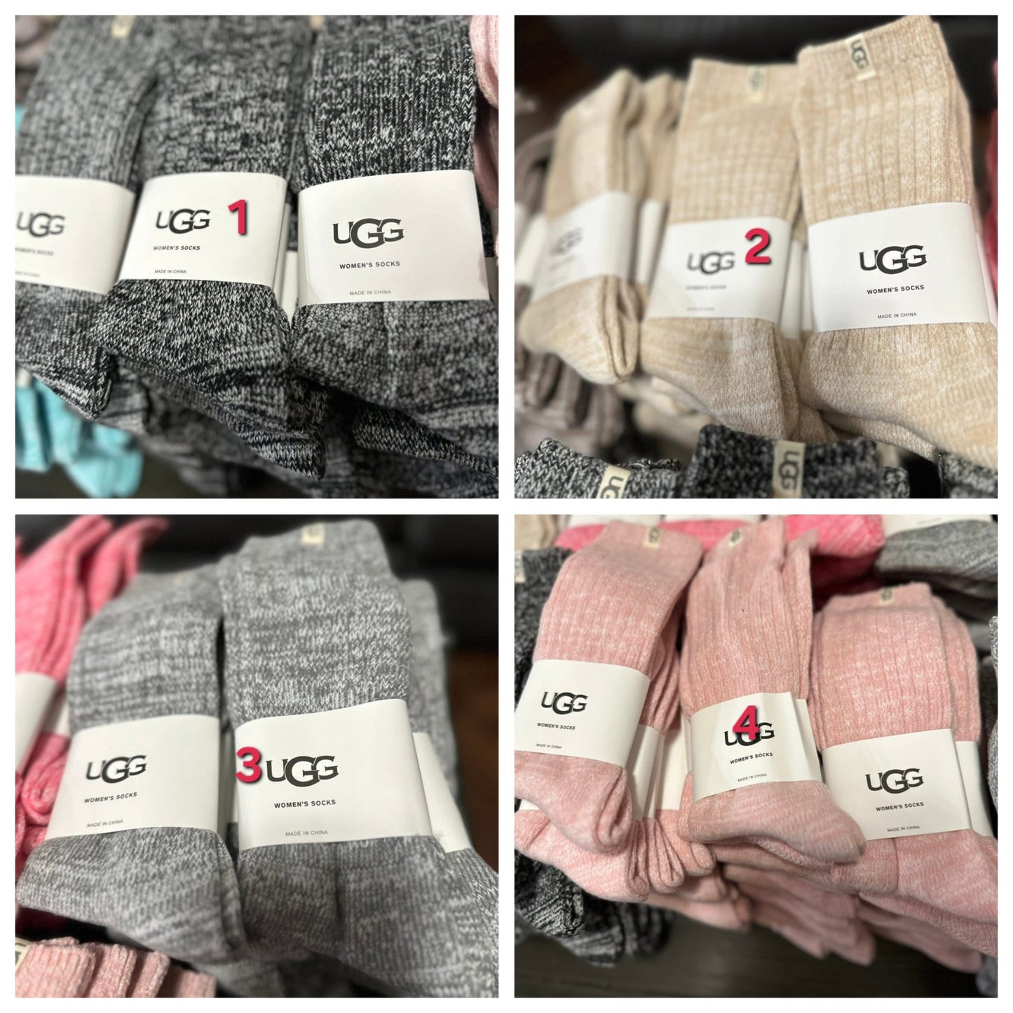 U Tall Socks 1-4