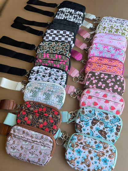 In stock "ready to ship" Keychain Wristlets