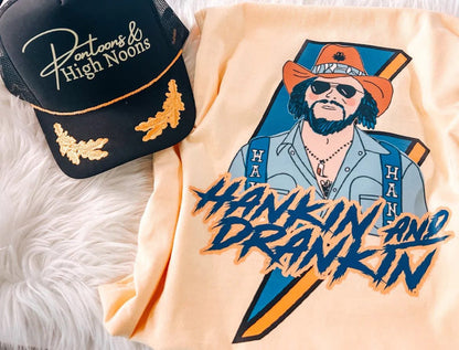 Hankin & drankin ADULT TEE OR PULLOVER
