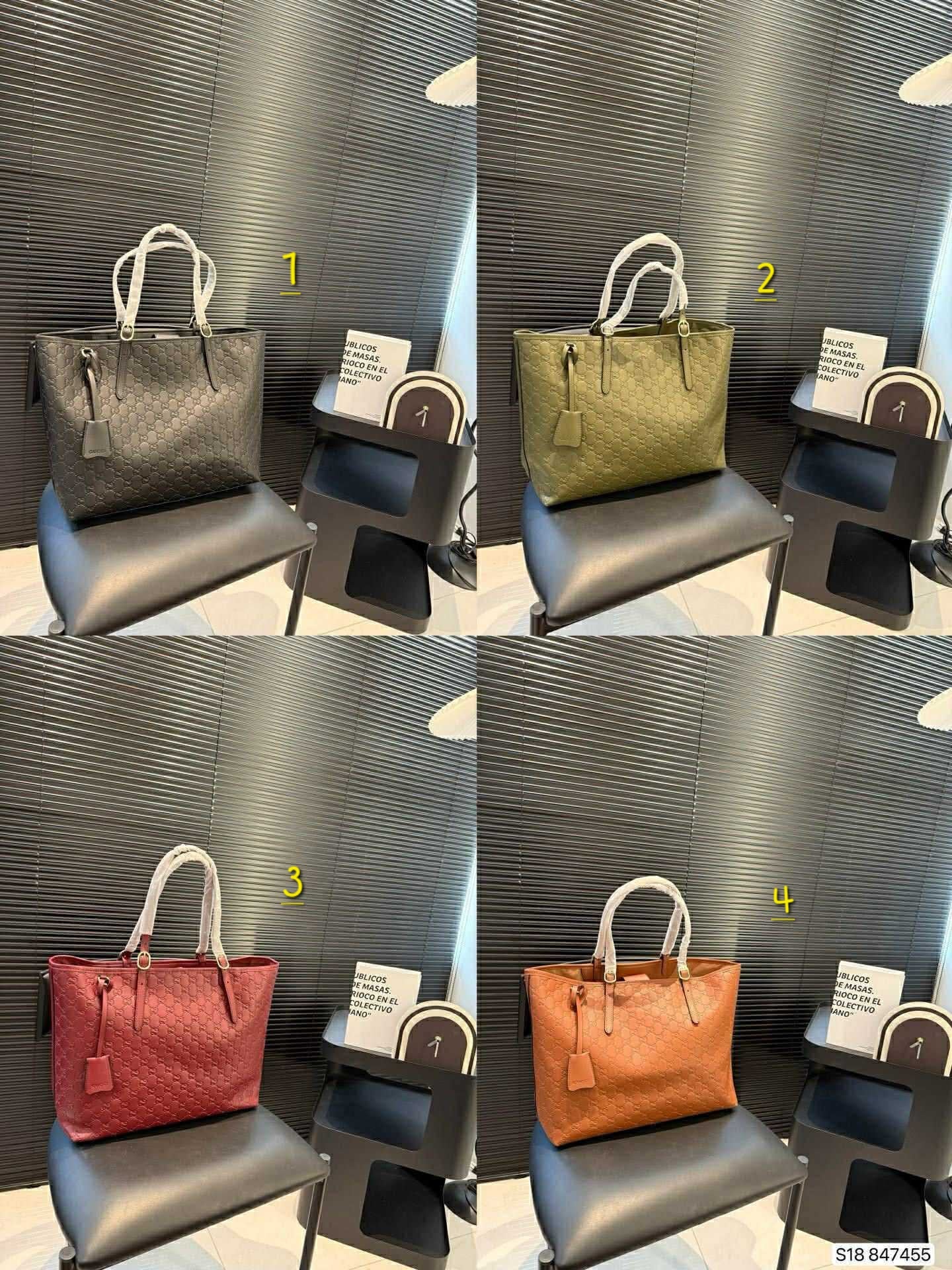 G*G Embossed Totes