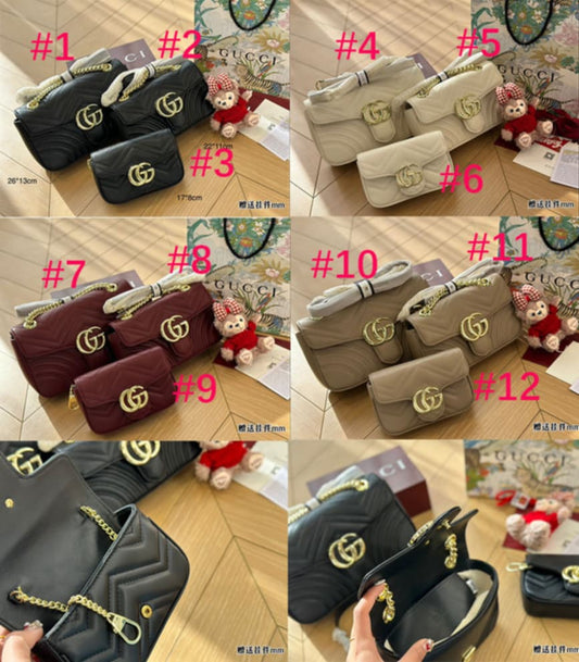 G*G Quilted Bags S/M/L