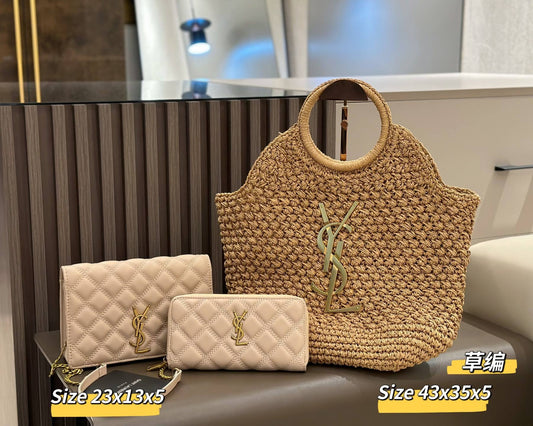 Y Woven Bag Set 3