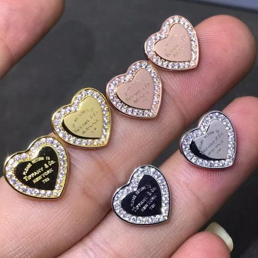 T&C Return Heart Earrings