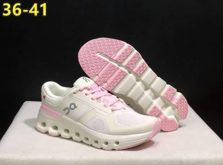 On C Shoes White/ Light Pink