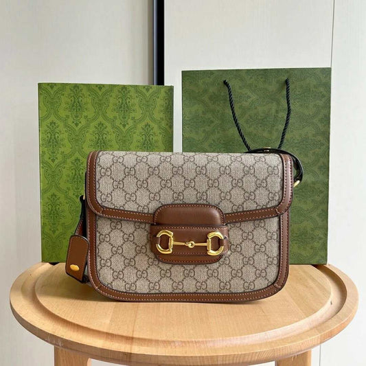 G*G Brown Mono Bit Bag