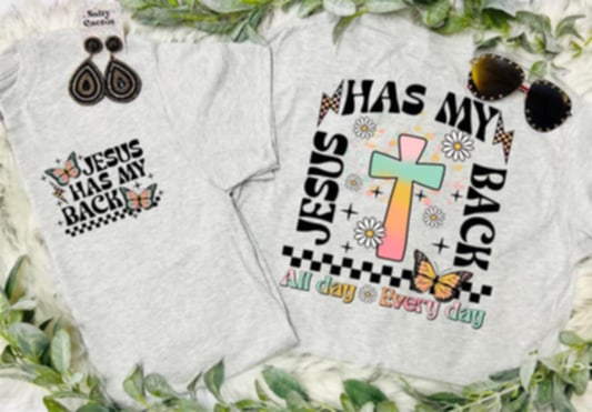 Jesus Has My Back GRAPHIC TEE