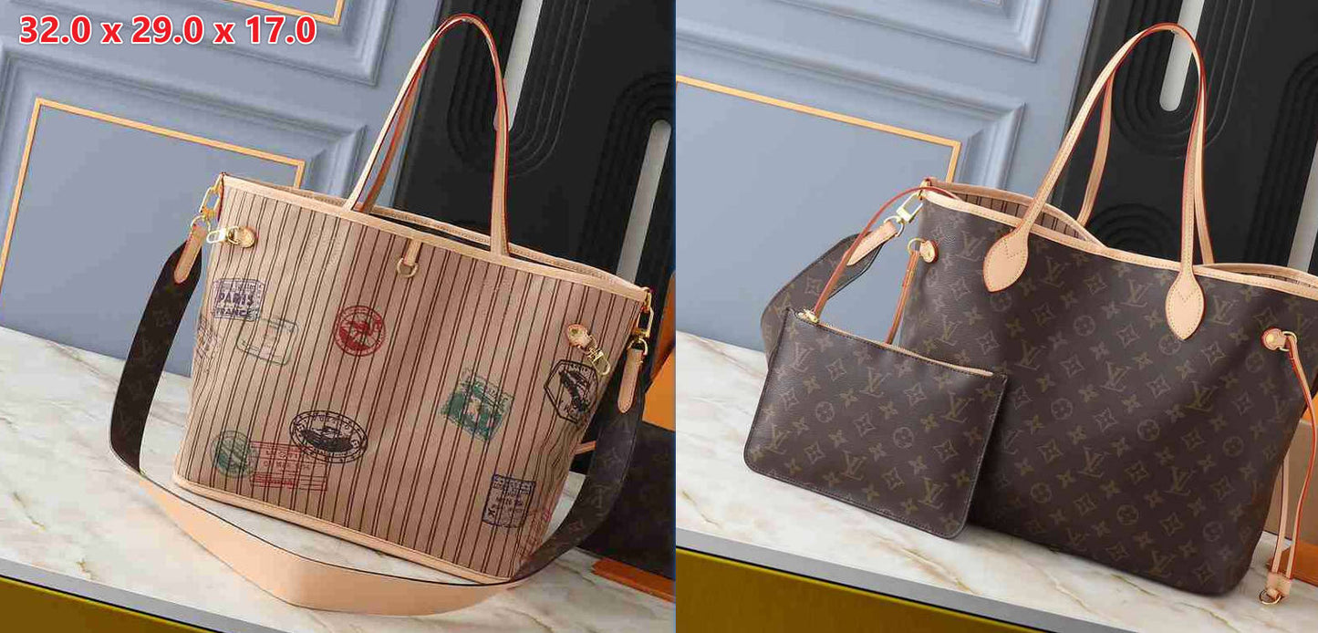 L Never Full Reversible Traveler Bag