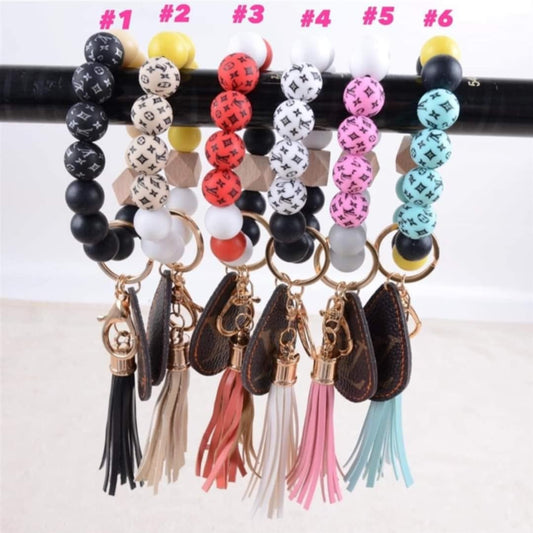 Elle Beaded Keychain