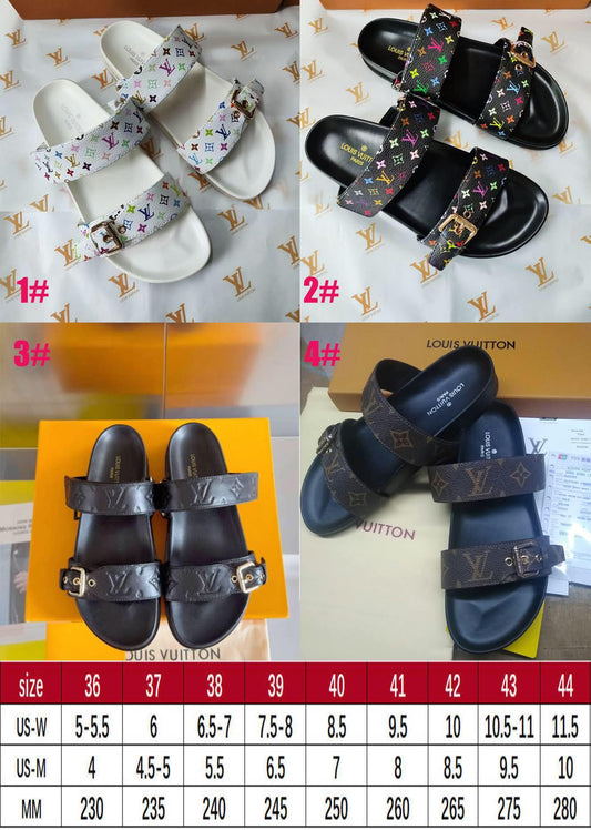 L 2 Strap Slip on Sandal 1-4