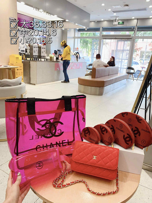 CC Reg Quality Pink Bag Set New