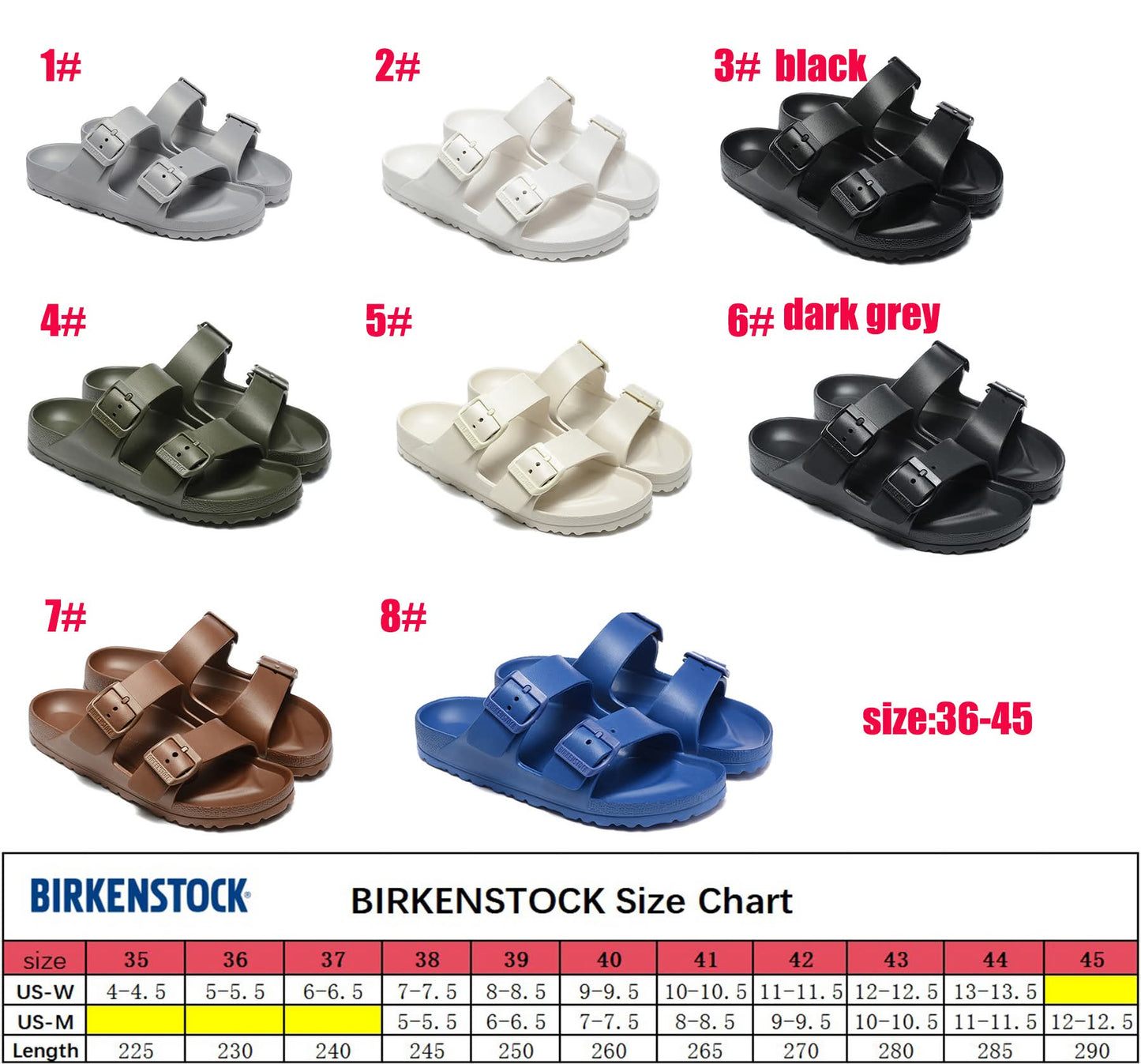 B-irk Eva Sandals 1-8