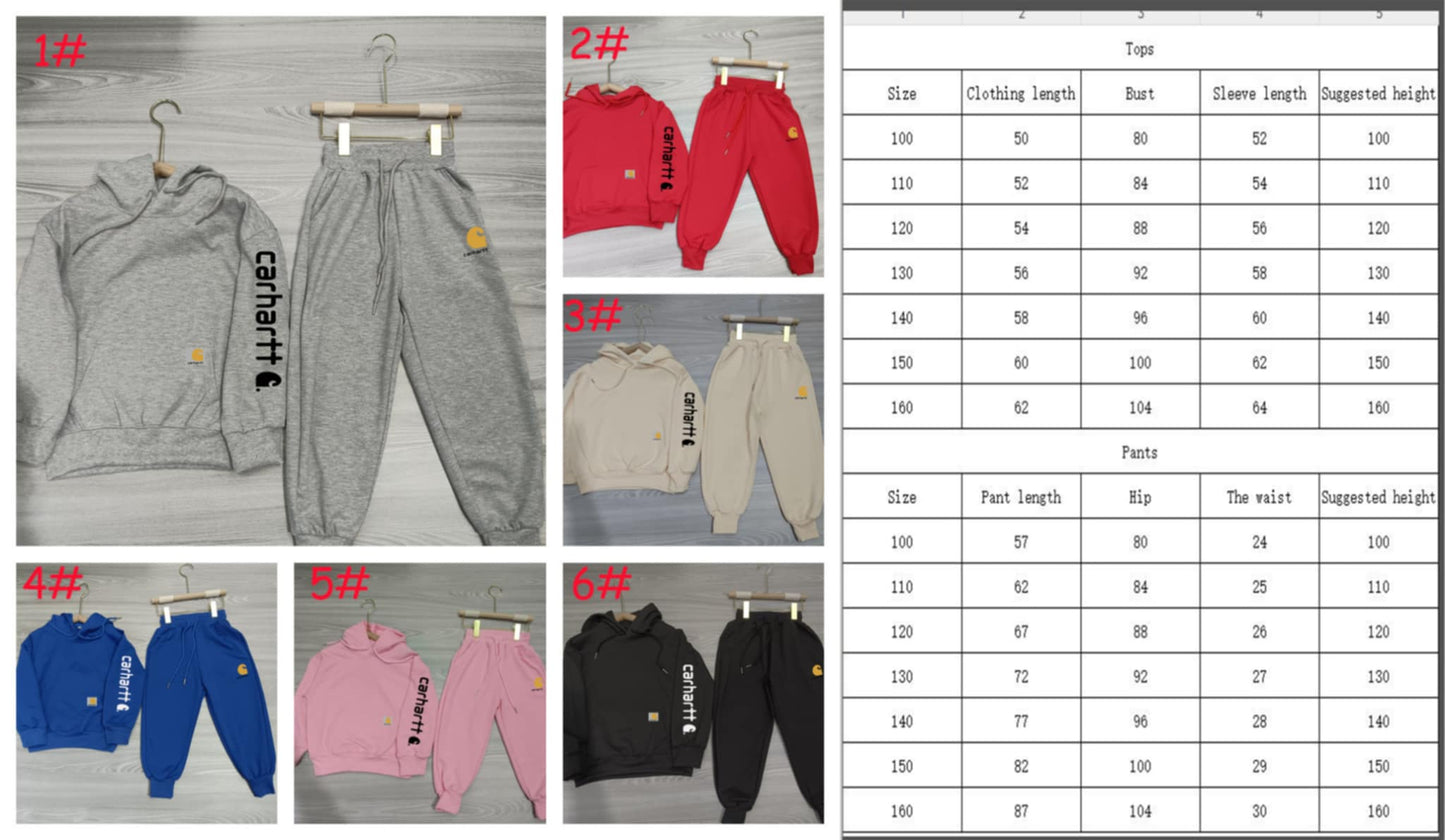Kids CHarrt Sweat Set 2