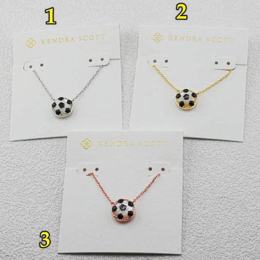 K-S Soccer Necklace