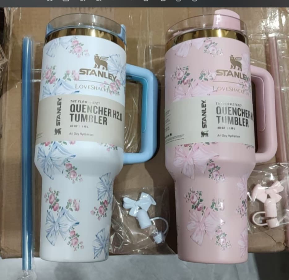 Floral S-Cups Blue/Pink