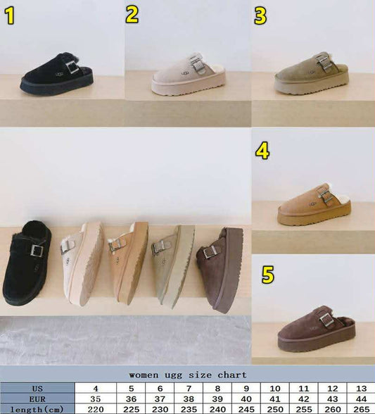 U Clog Platform Buckle