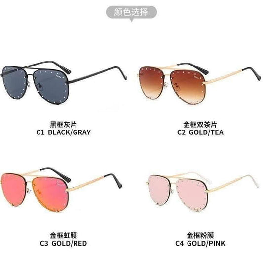 Q Rhinestone Sunglasses NEW