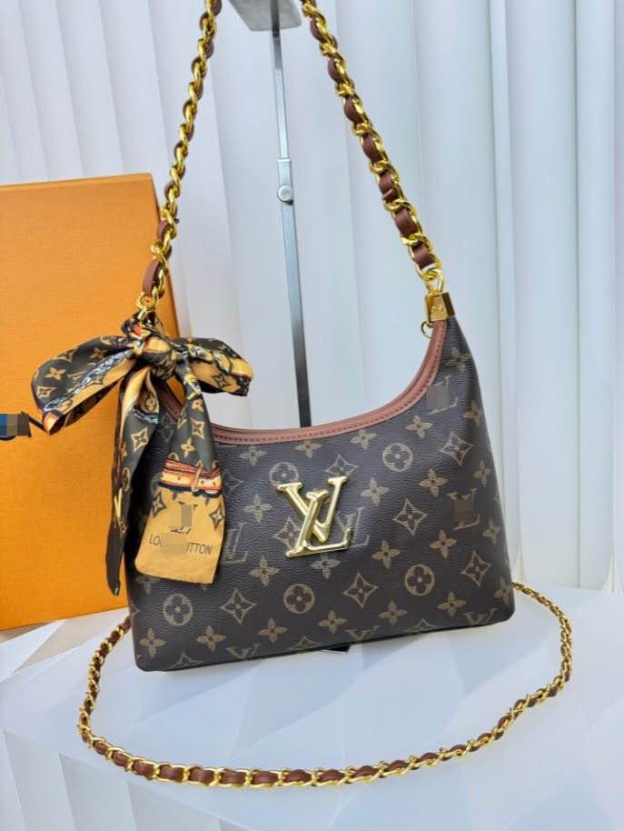L Mono Bag w Chain Strap & Twilly