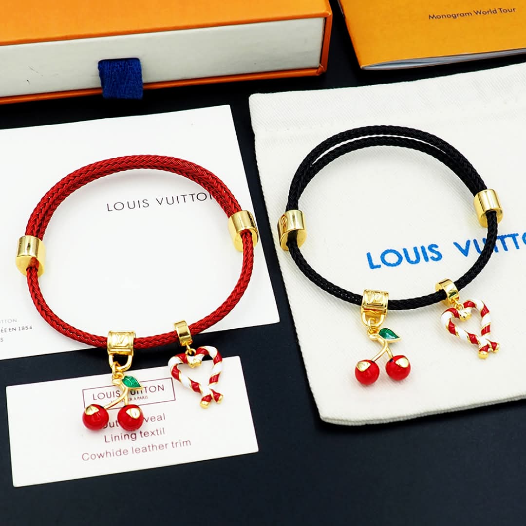 L Bracelets Cherry/Candycane