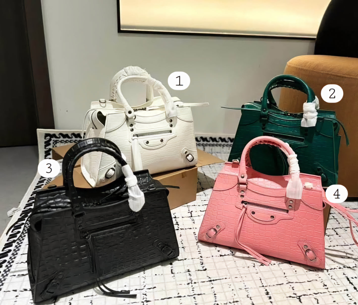 L Croc Bags 2