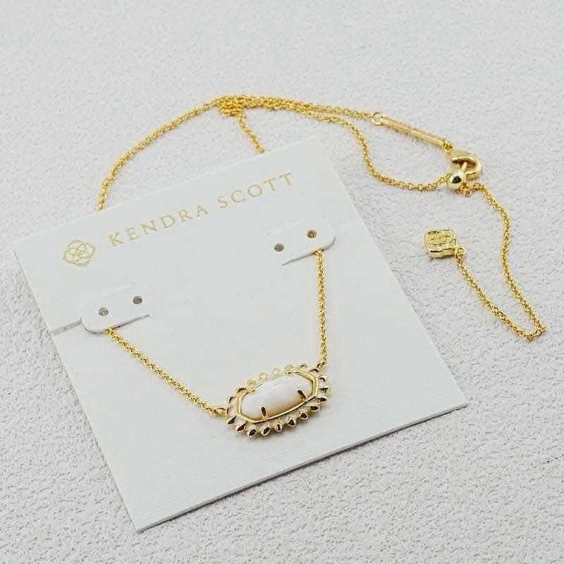 K-S Classic Necklace White