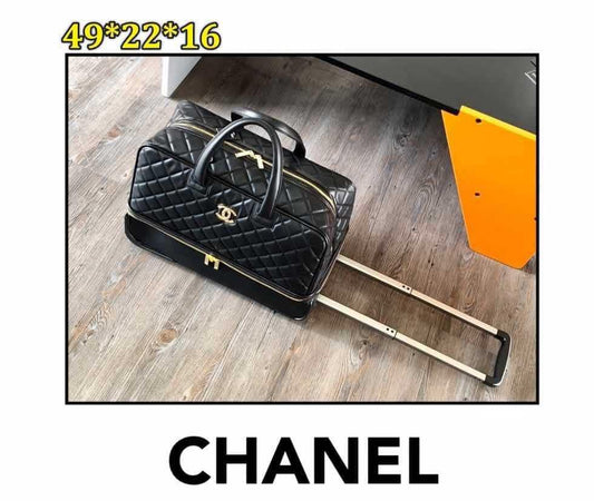 CC Quilted Travel Bag w Wheels