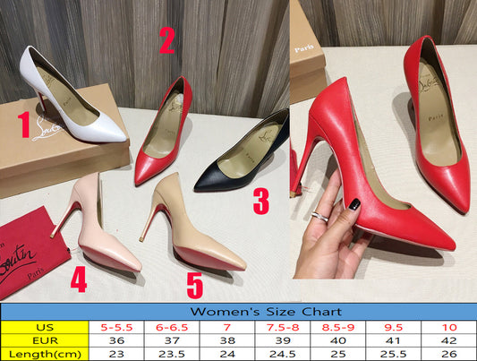 C-Lou-B Matte Heels (1-5)