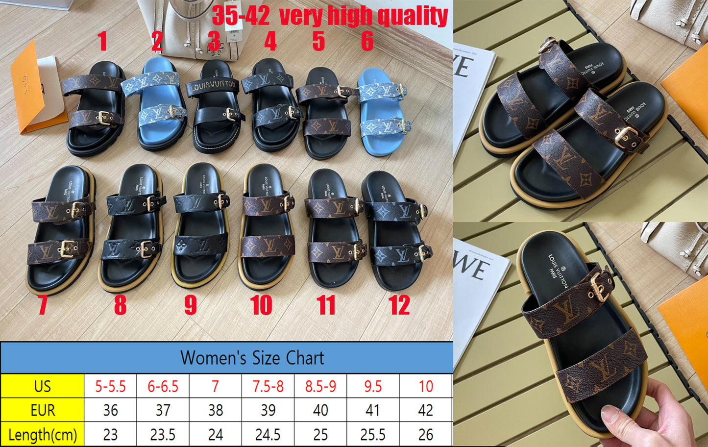 L Sandals Strap & Buckle