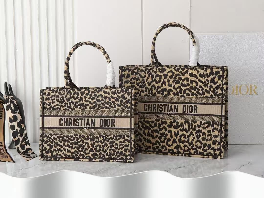 CD Leopard Tote