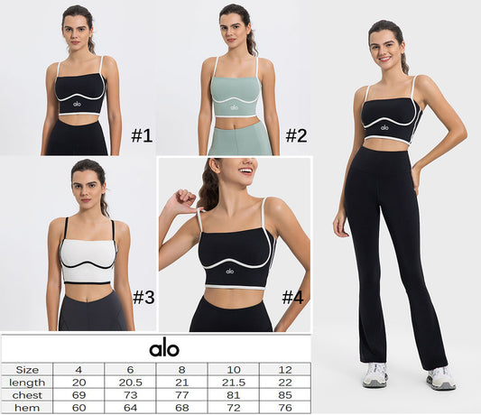 A L O  Cropped Tank Tops
