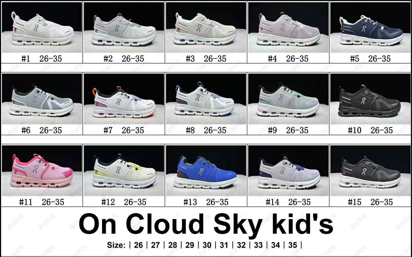 On C Sky Shoes Kids 9-15