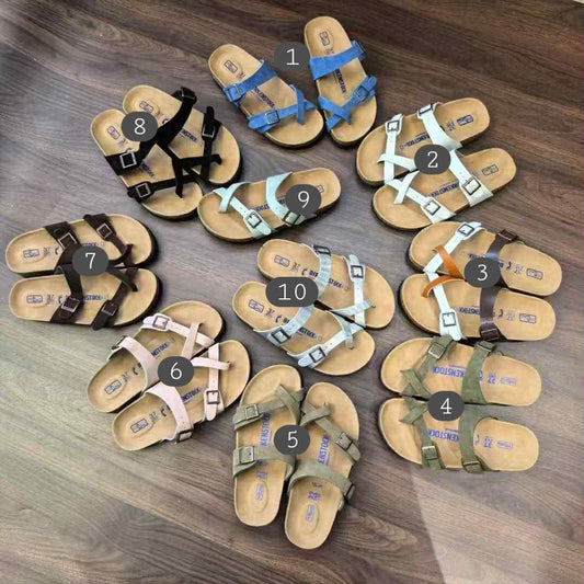 B-irk Criss Cross Sandals New*
