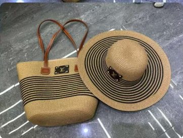 L Hat & Tote Bag Sets 4