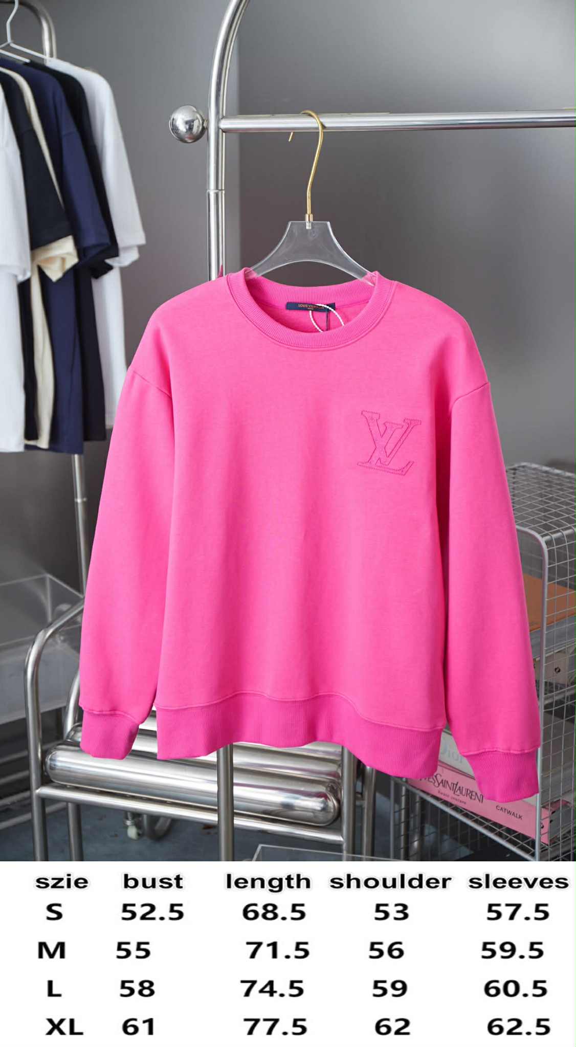 L Logo Sweatshirt Pink