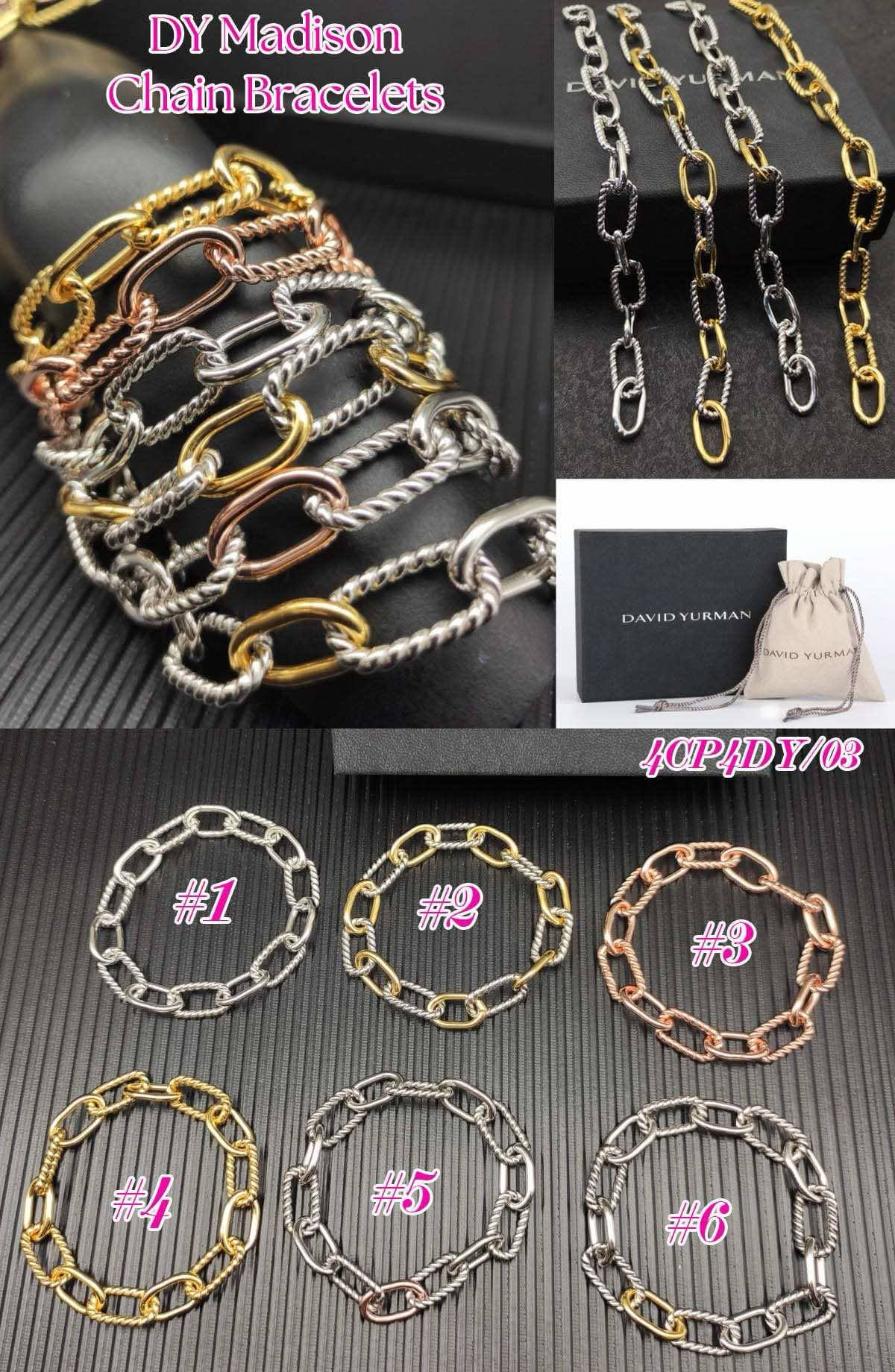DY Chain Bracelets