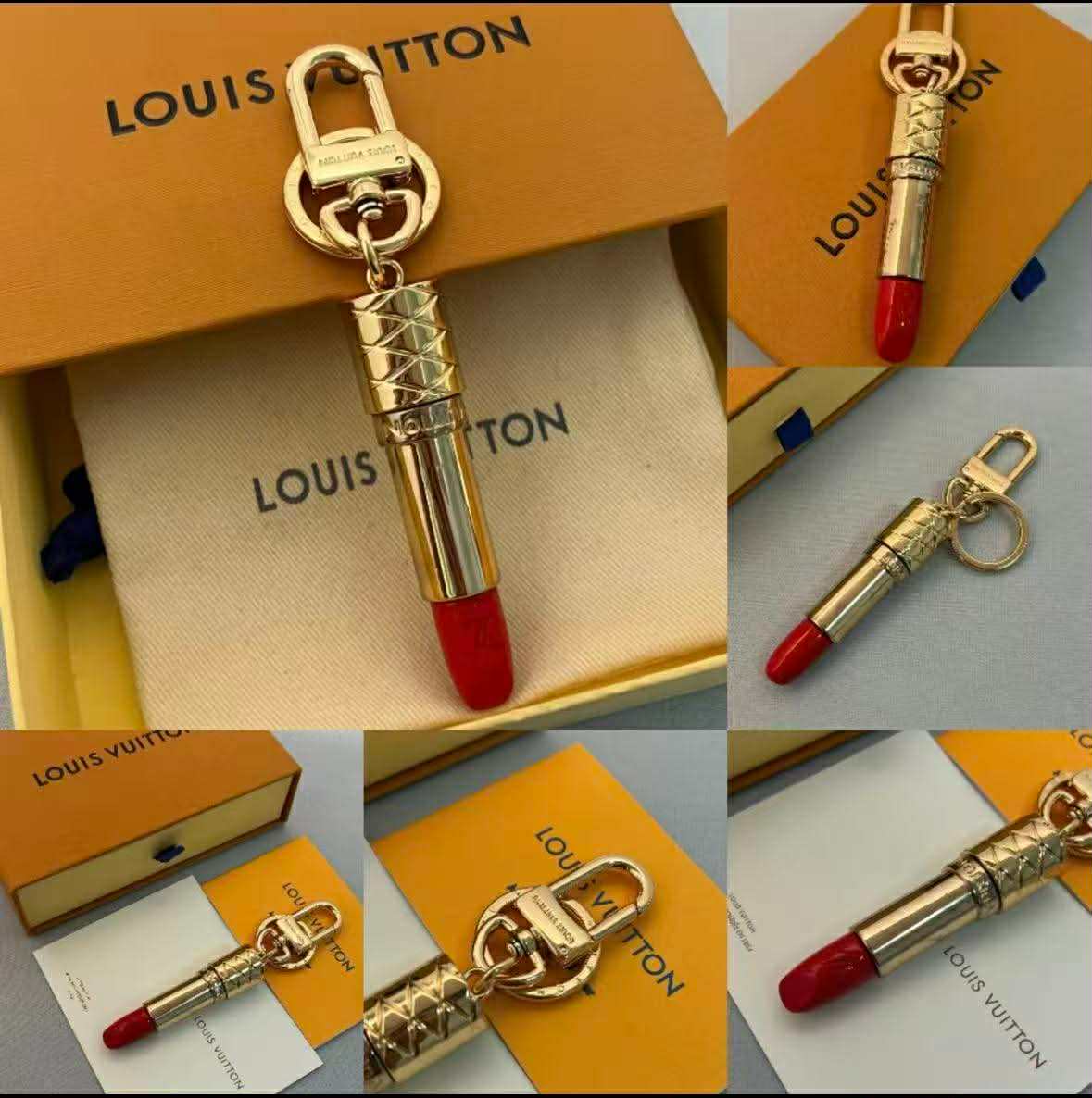 L Lipstick Keychain