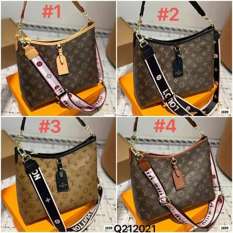 L Black Carry All Bags 1-4