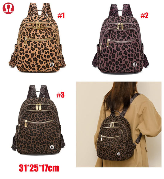 Lu Leopard Backpacks