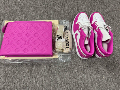 Hot Pink Bundle Bag/ NKE Sneaker