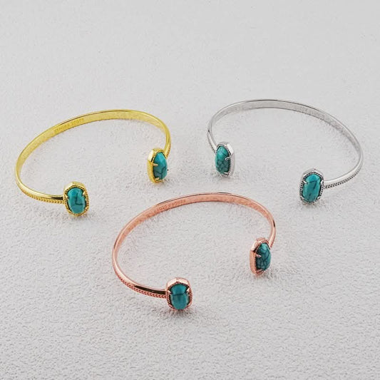 K-S Turquoise Cuff Bracelets