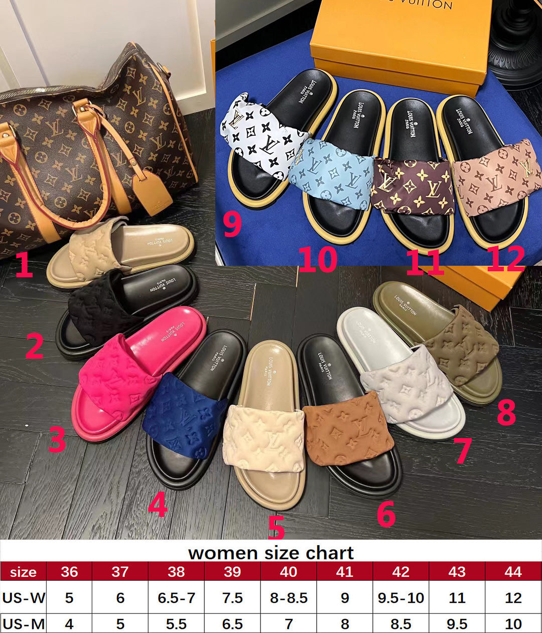 L Pillow Mono Slide Sandal 1-12