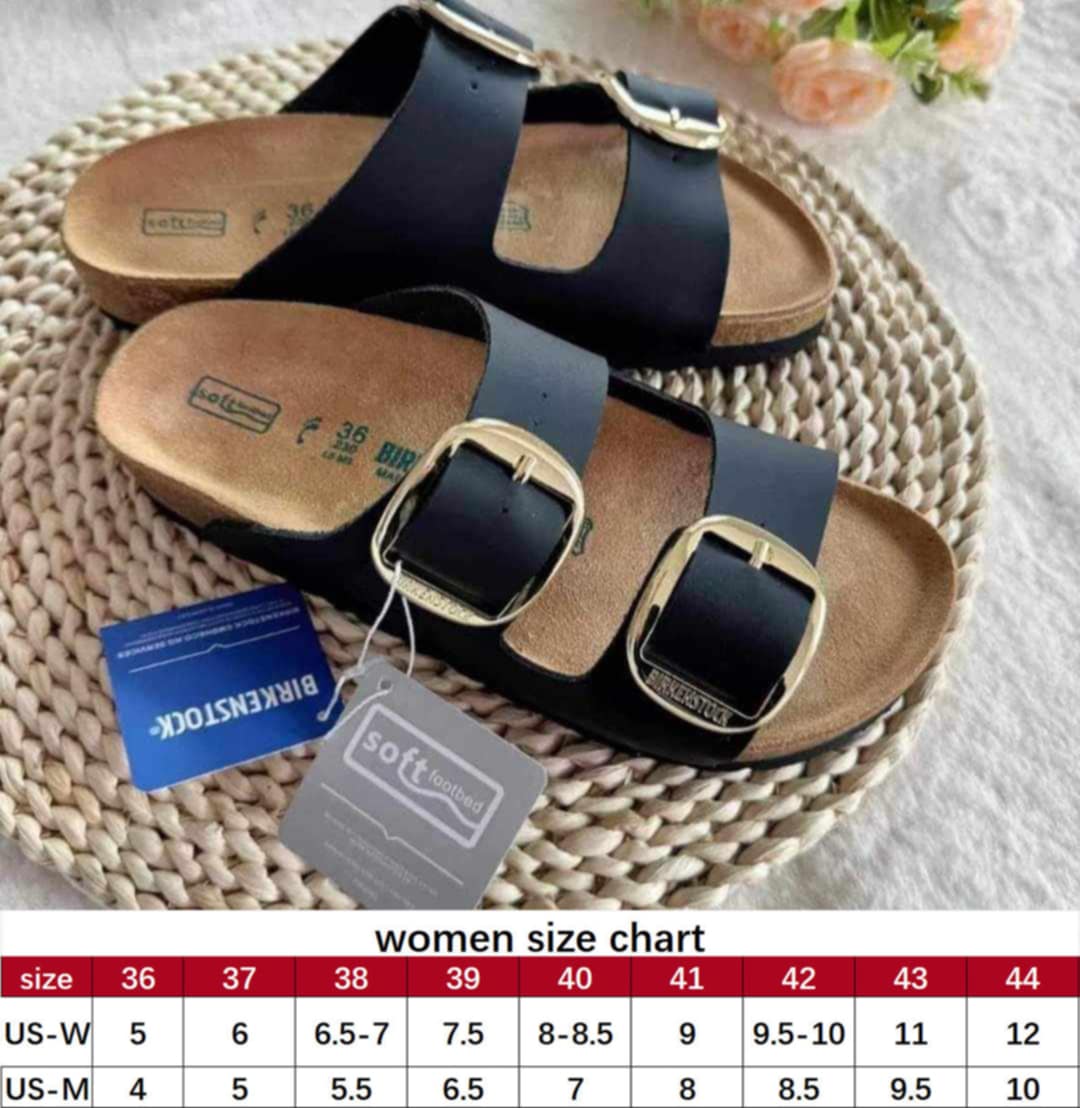 Large Buckle B Sandals