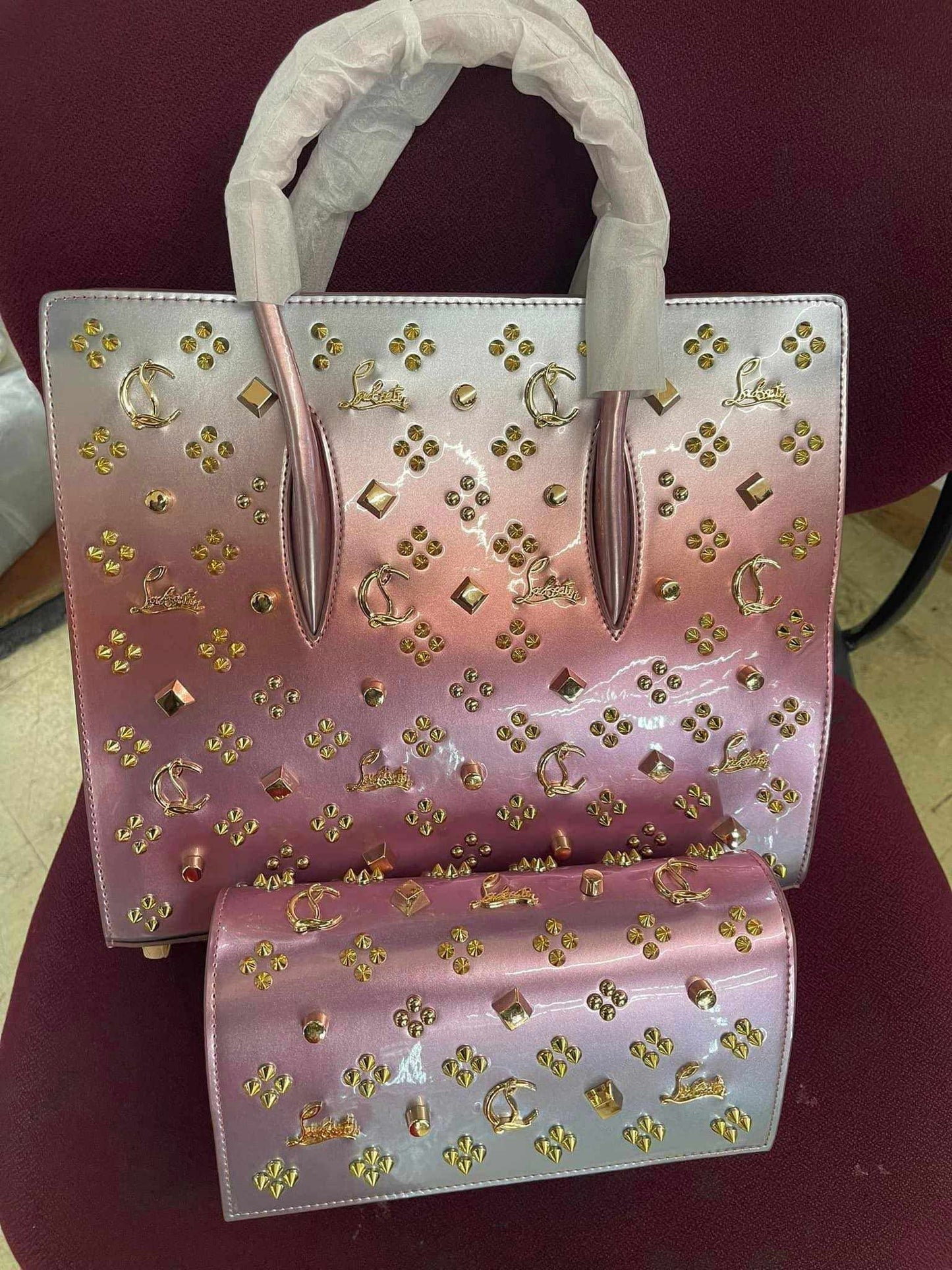 C-Lou-B LUX Pearlized Bag Set