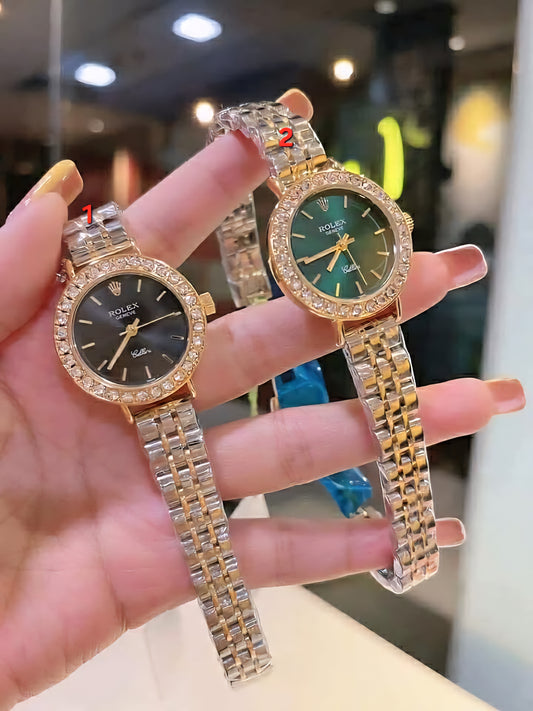 R Womens Watches Black/Green