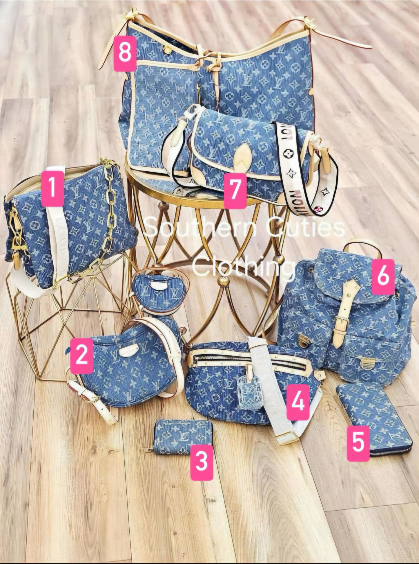 L Mono Denim Collection 1-8