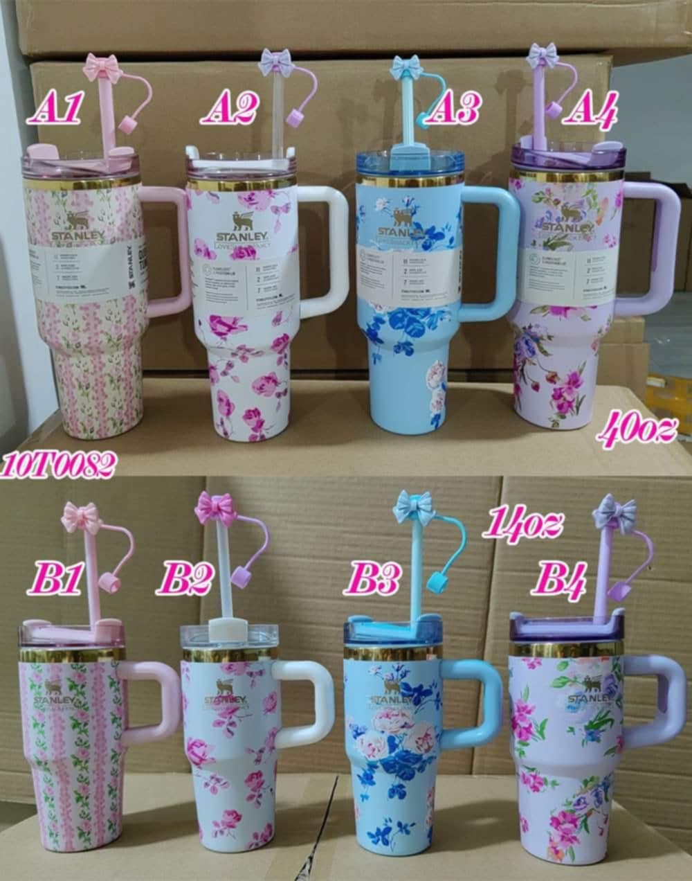 Floral S-Cups 40/14oz